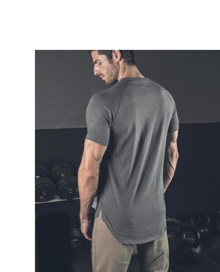 Mens Gym Longline Tee